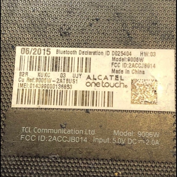 Alcatel One Touch Pixi 7 Model 9006W Tablet - Picture 6 of 8